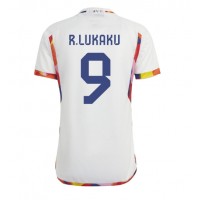 Belgia Romelu Lukaku #9 Fotballklær Bortedrakt VM 2022 Kortermet